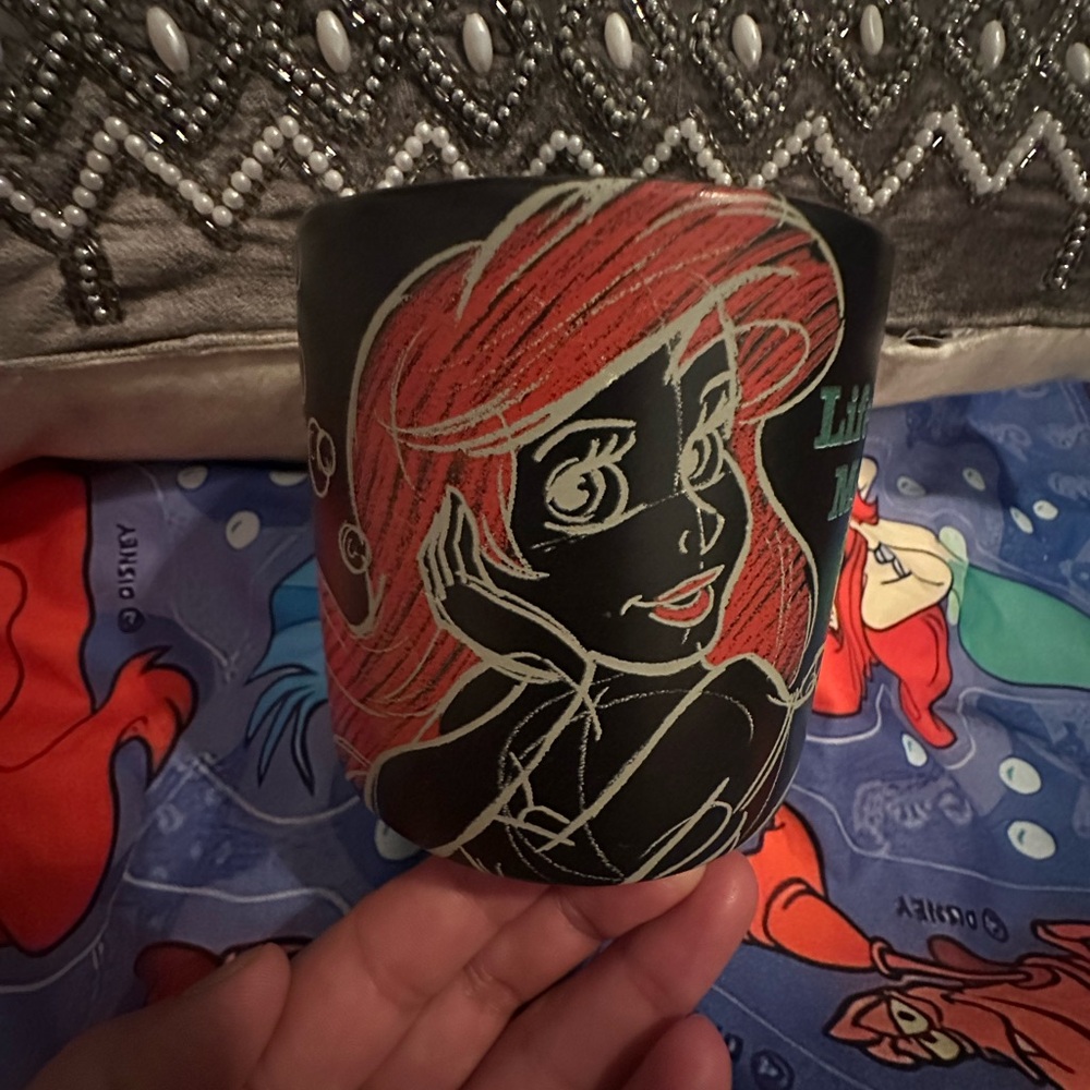Disney Black and Red Ariel Mug